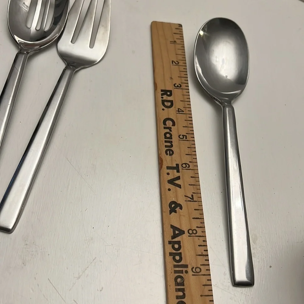 Reed Barton Addison Optima Everyday Stainless 3 Piece Serve utensils